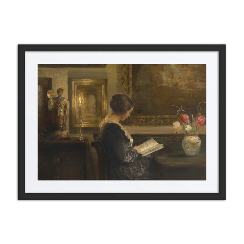 Reading by Candlelight