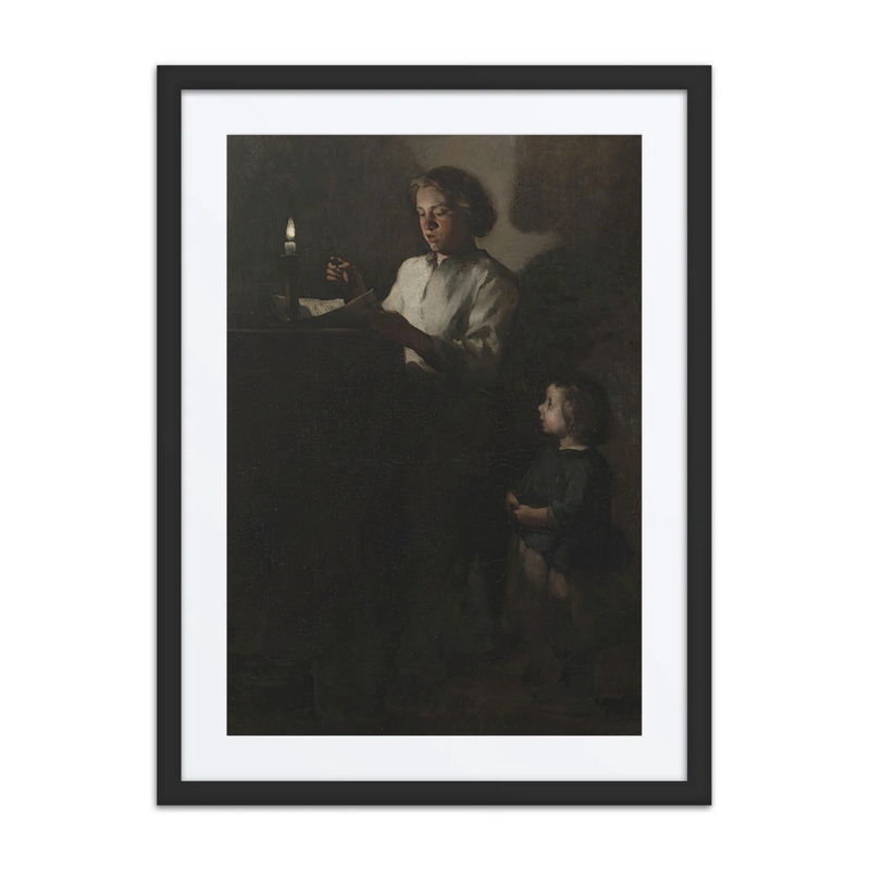 Reading by Candlelight