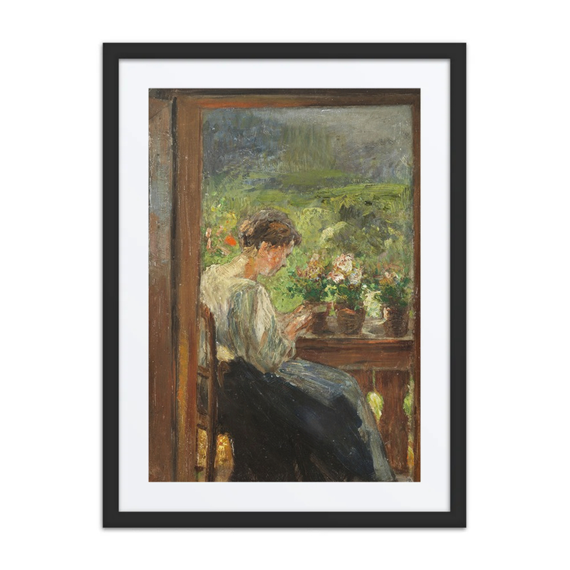 Reading Woman on the Balcony
