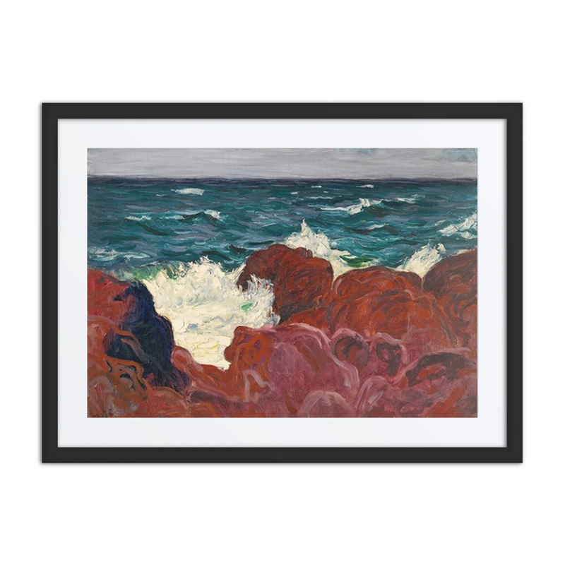 Red Rocks and Sea