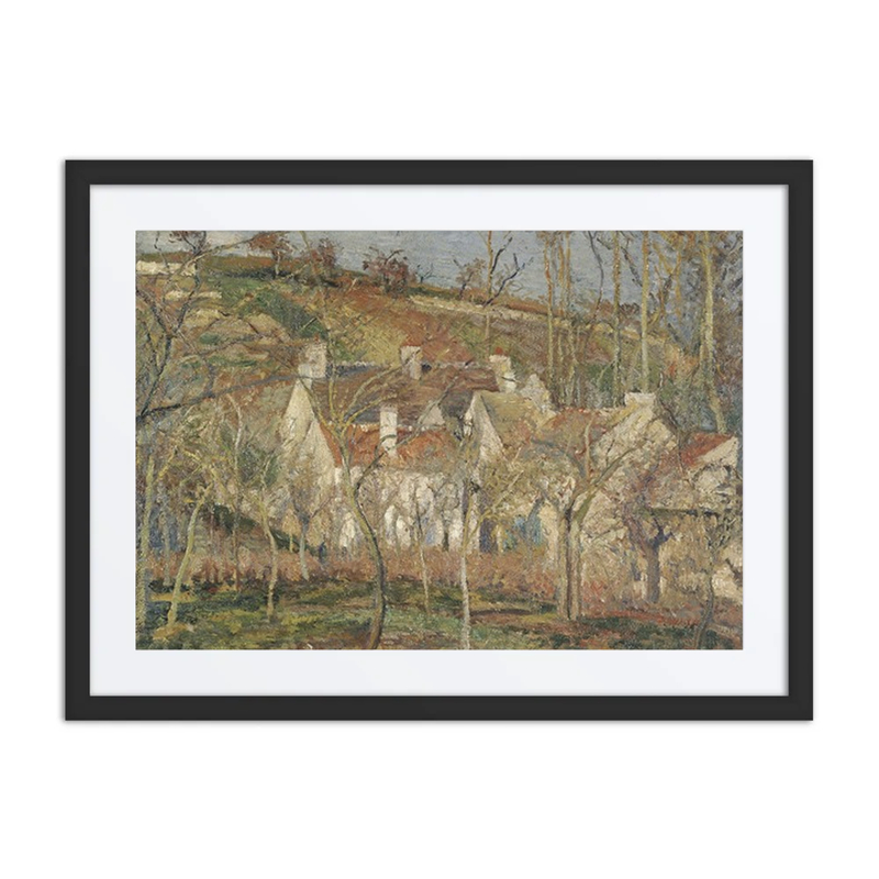 Red Roofs, Village Corner, Winter