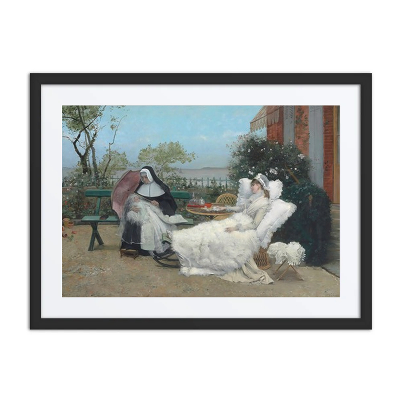 Resting on the Terrace, Villerville
