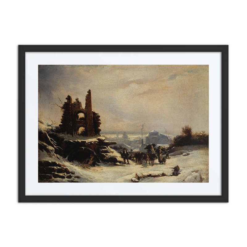 Return from Market, Snowfall on Paris