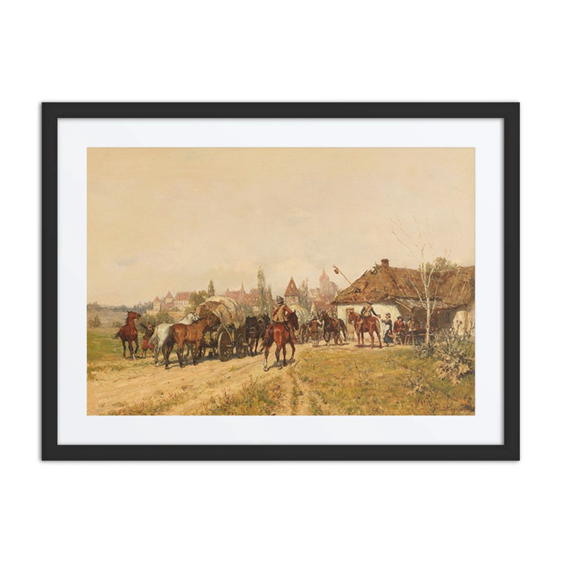 Returning Troops at Town Gates