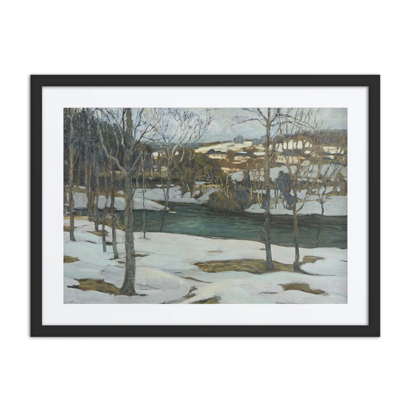 River in Snow