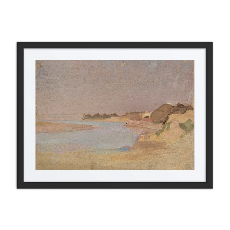 River Landscape. from the Journey to India