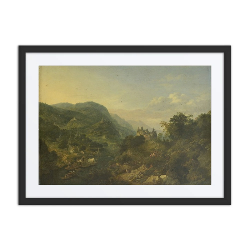 River Landscape with Castle