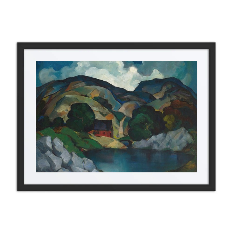 River Landscape with House