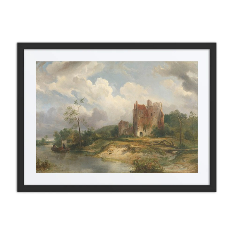 River Landscape with Ruin