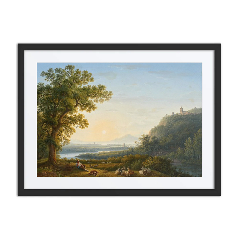 River Landscape with Shepherd