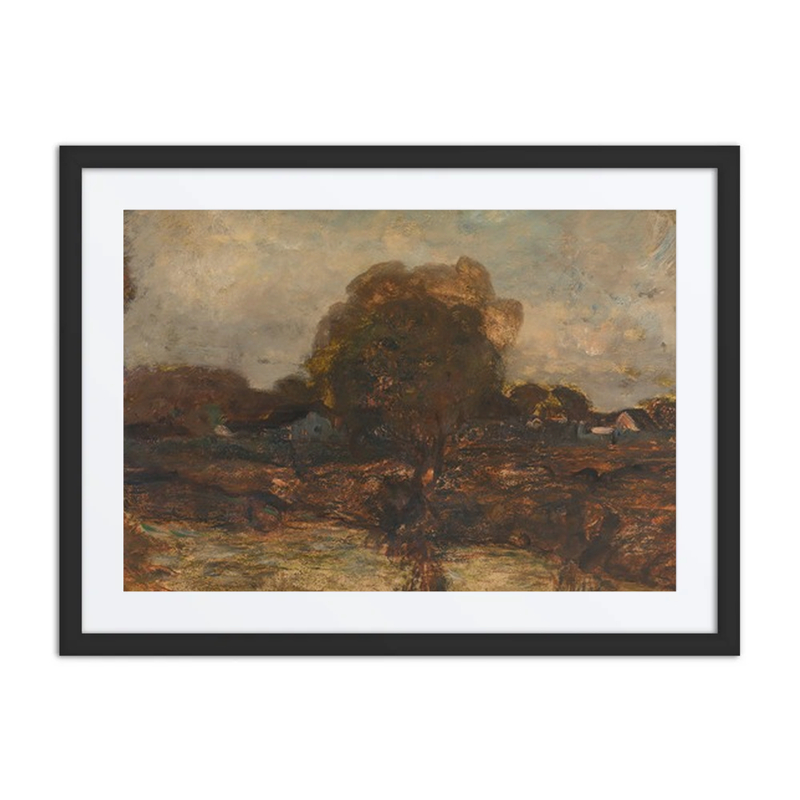River Landscape with Village