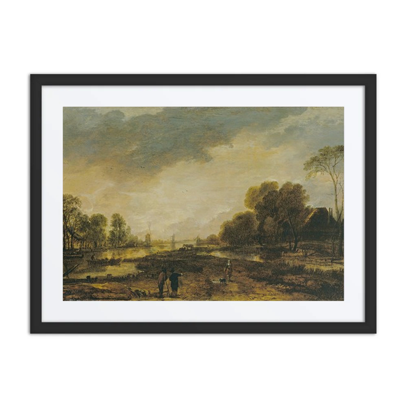 River Scene at Evening