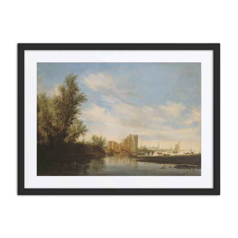 River View with Ruin