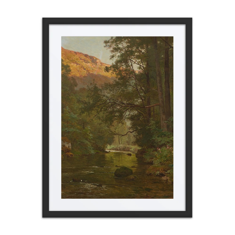 Riverbank, Light Effect, in the Doubs