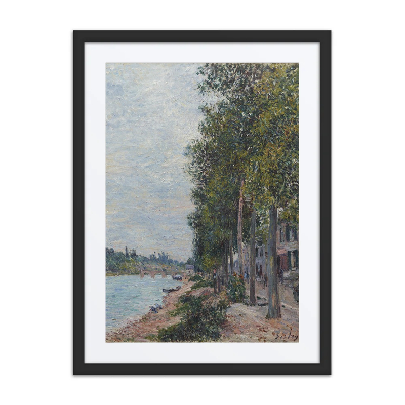 Road Along the Seine at Saint-Mammes