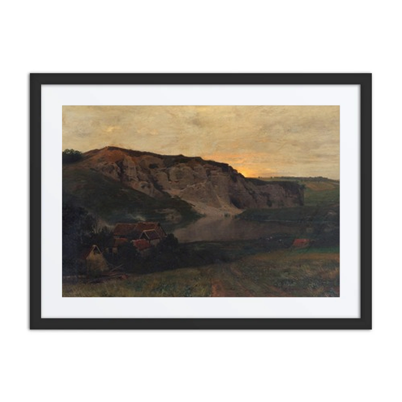 Rocky Landscape with Pond