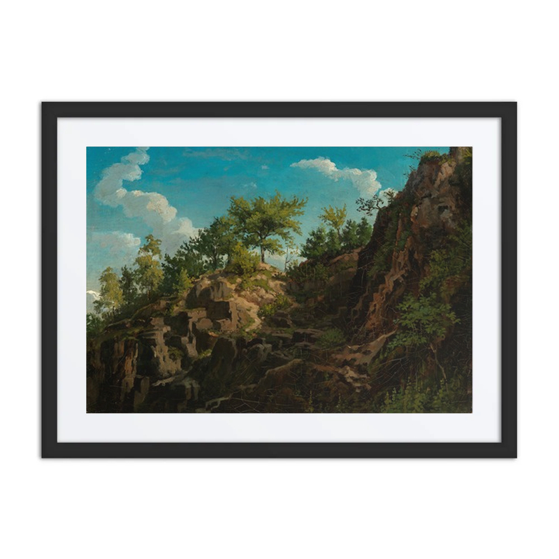 Rocky Landscape with Trees