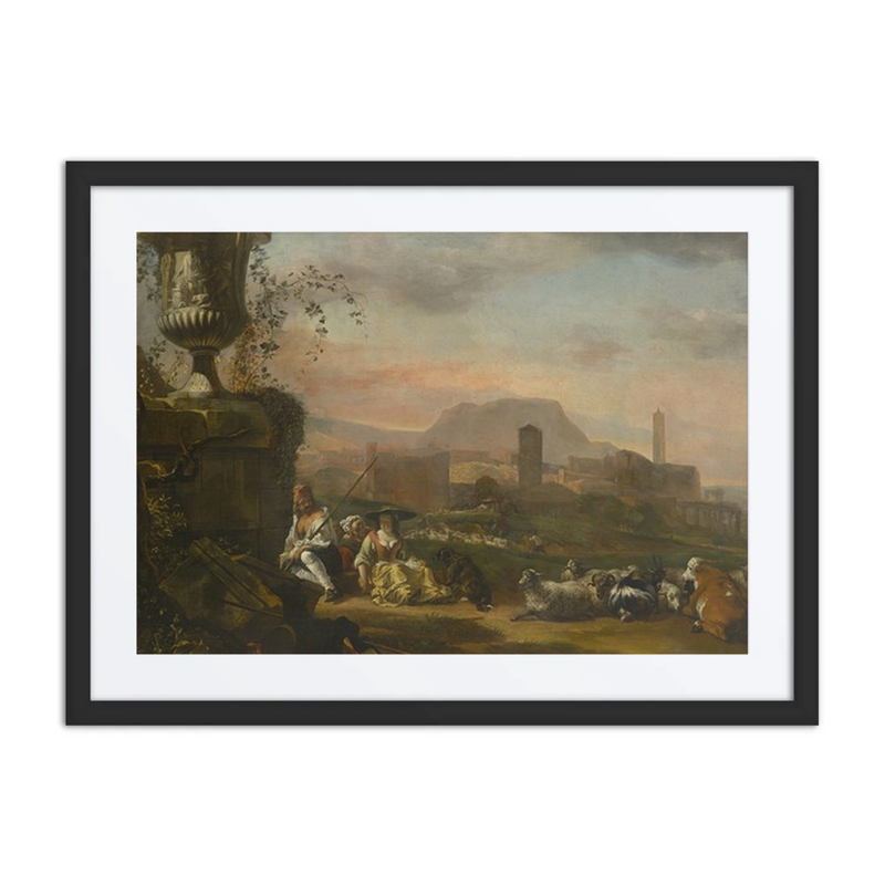 Roman Landscape with Shepherds