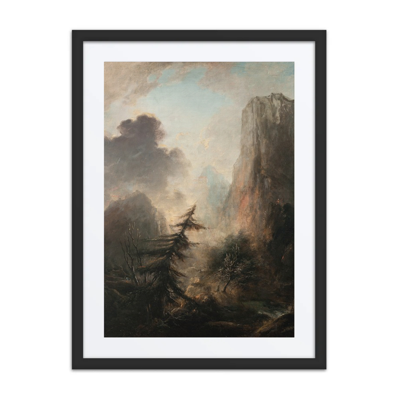 Romantic Landscape with Spruce