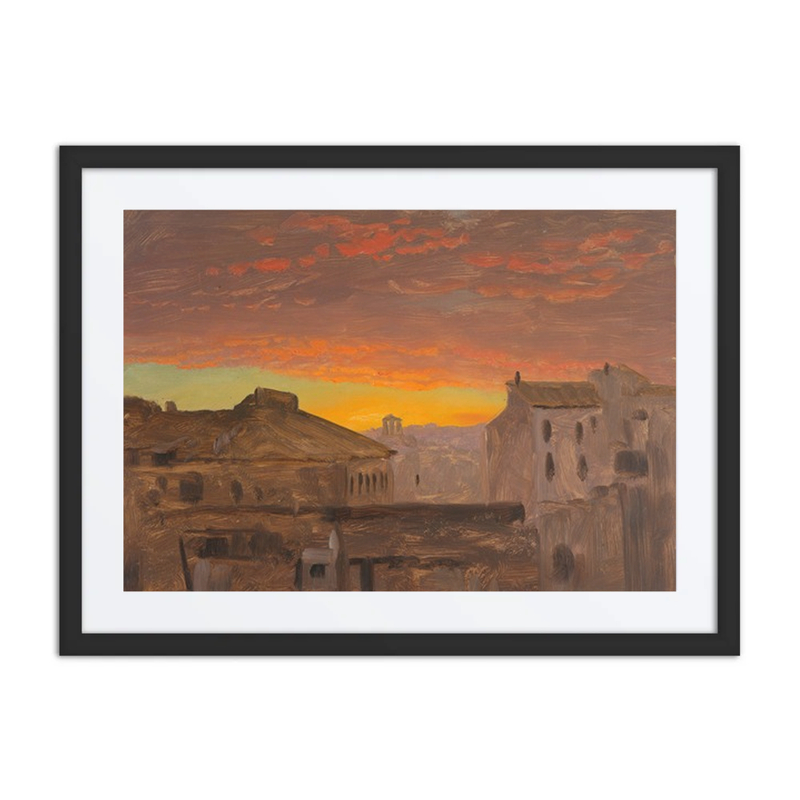 Rome, Rooftops at Sunset