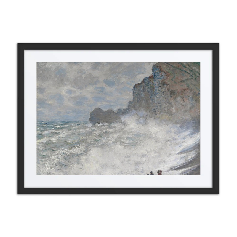 Rough Weather at Étretat