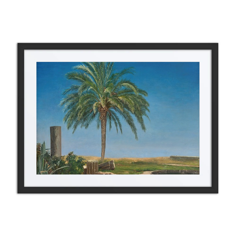 Ruins in a Landscape with a Palm Tree