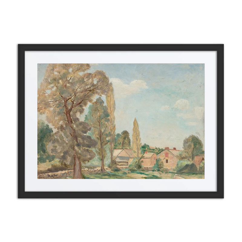 Rural Landscape with Trees