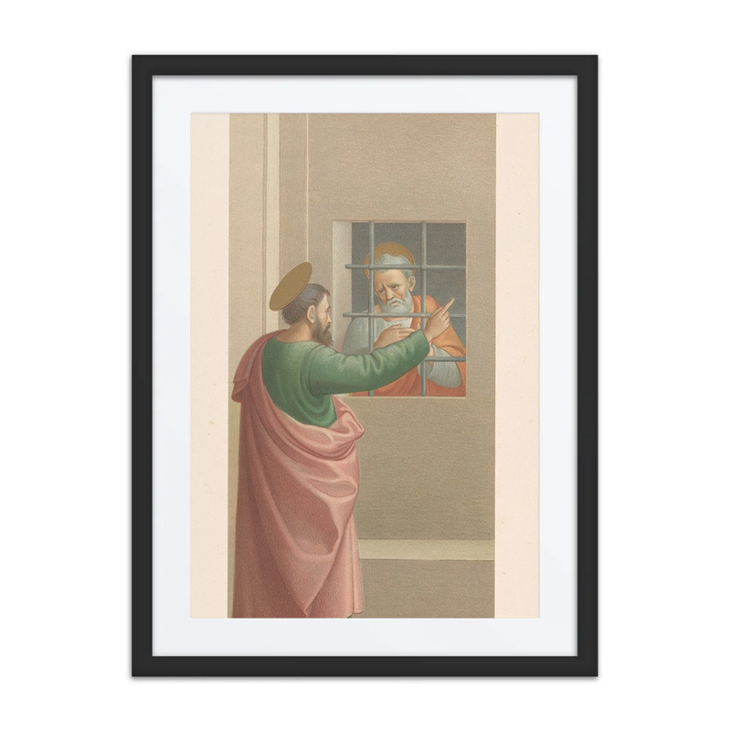 S. Peter in Prison, Visited by S. Paul