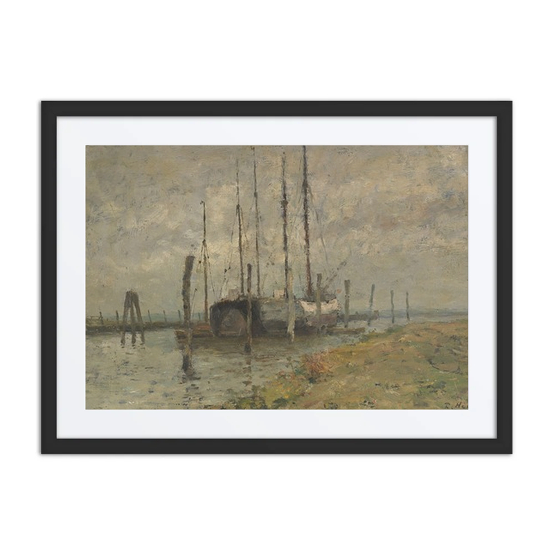 Sailboat in the Port of Schulau