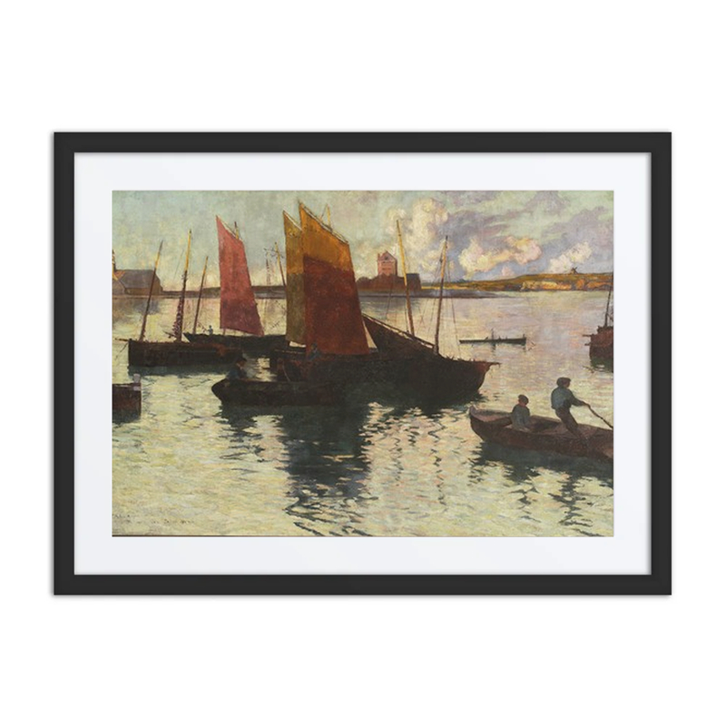 Sailboats on the River