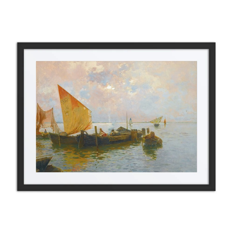 Sailing Boats on the Venetian Lagoon
