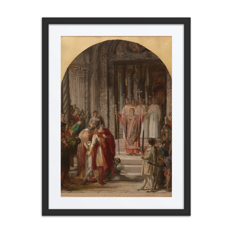 Saint Ambrose Denying Entry to Emperor Theodosius