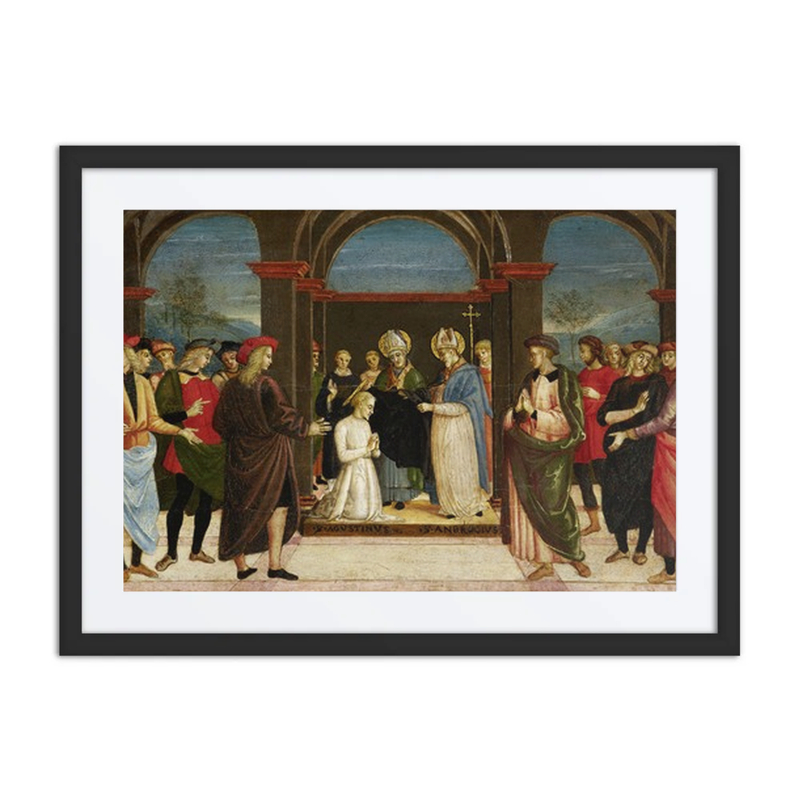 Saint Ambrose Vesting Saint Augustine