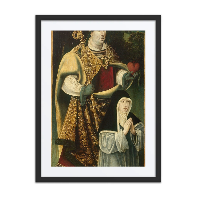 Saint Augustine and an Augustinian Canoness