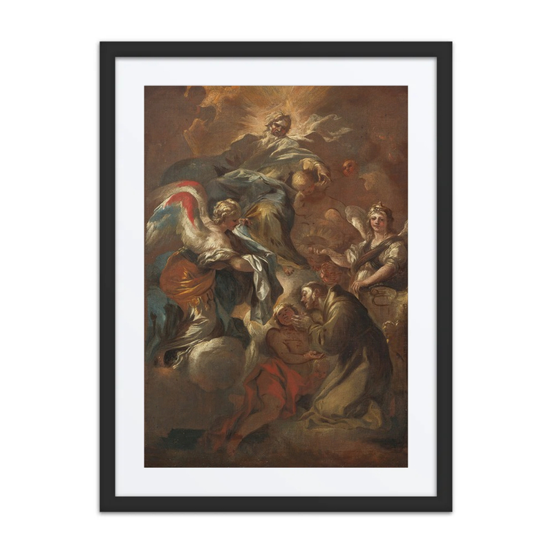 Saint Francis Refuses the Priesthood (Bozzetto)
