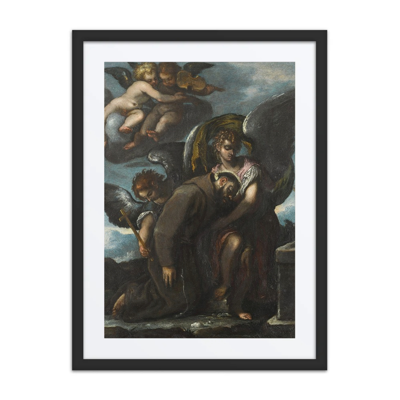 Saint Francis Supported by Angels