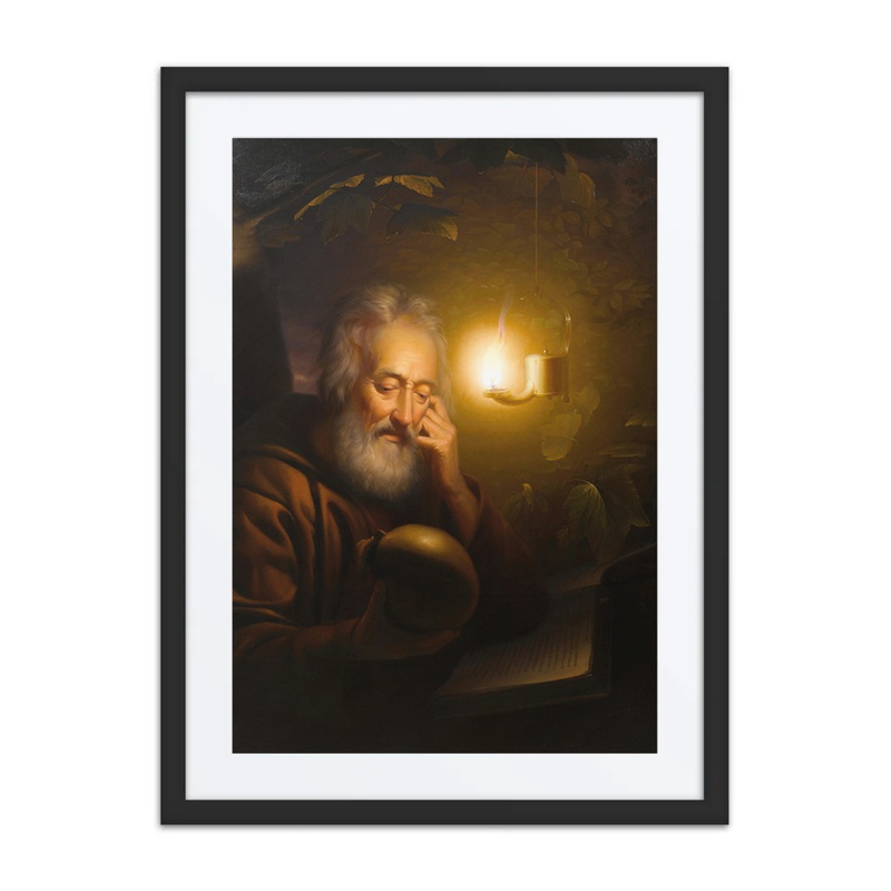 Saint Jerome by Lamplight