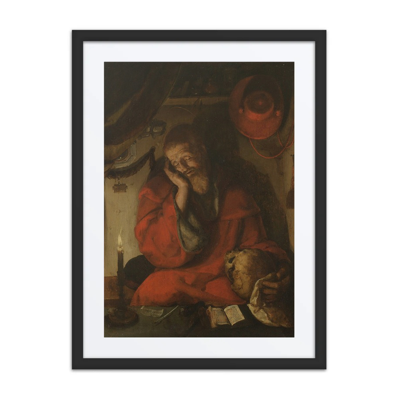 Saint Jerome in His Study by Candlelight