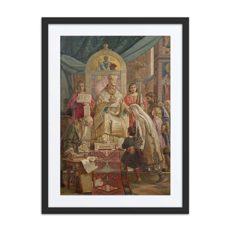 Saint Sava Blesses the Serbs