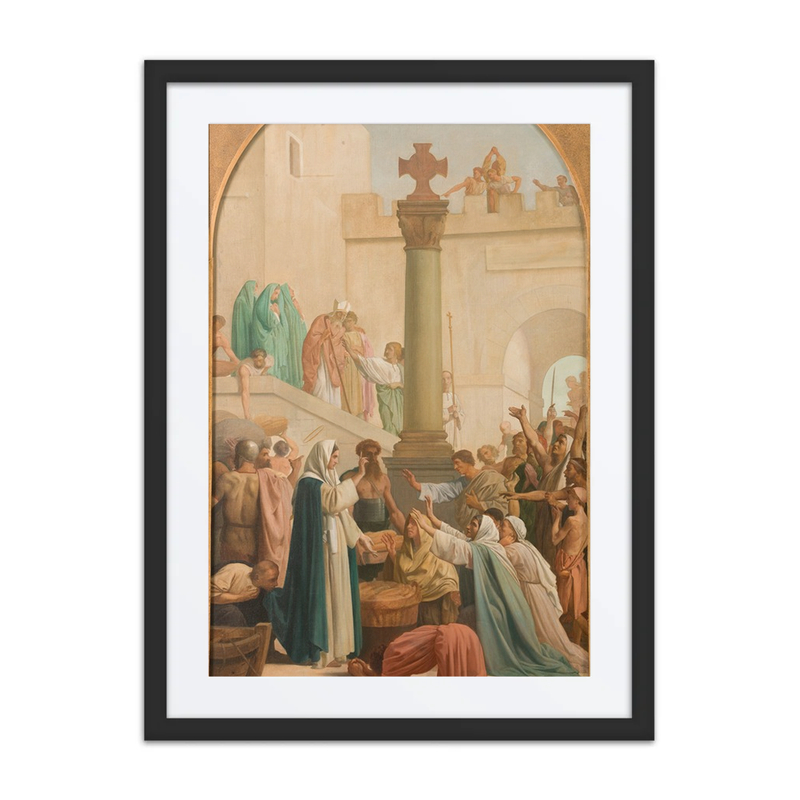 Sainte Geneviève Distributing Bread to the Poor During the Siege of Paris