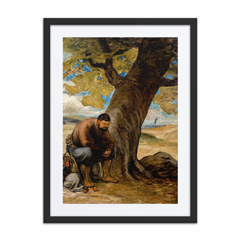 Sancho Panza Resting Under a Tree