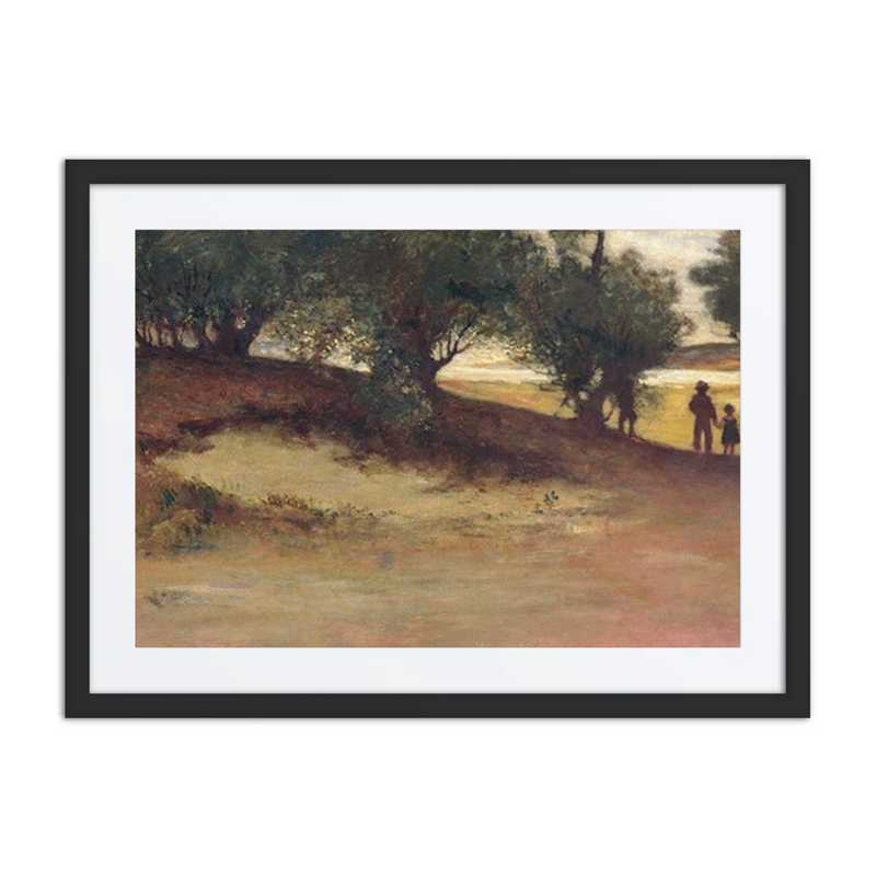 Sand Bank with Willows, Magnolia