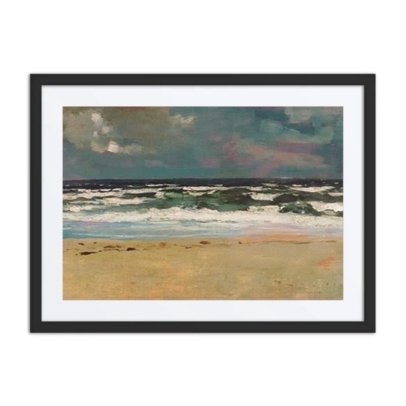 Sandy Beach with Breakers