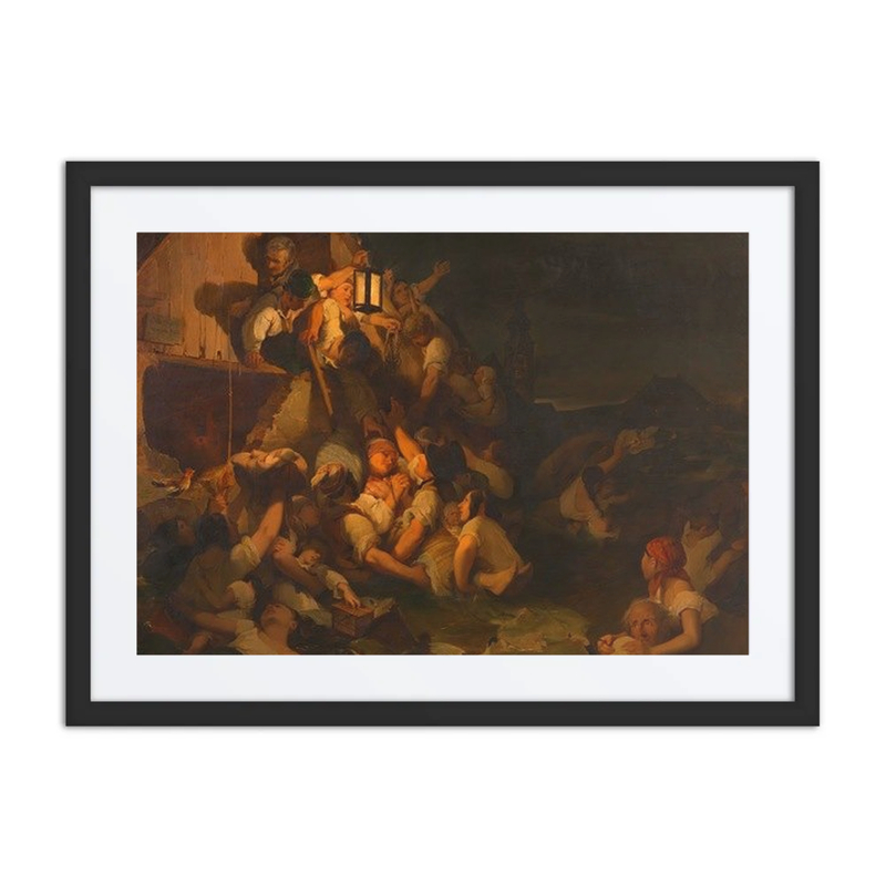 Scene from the Danube Flood