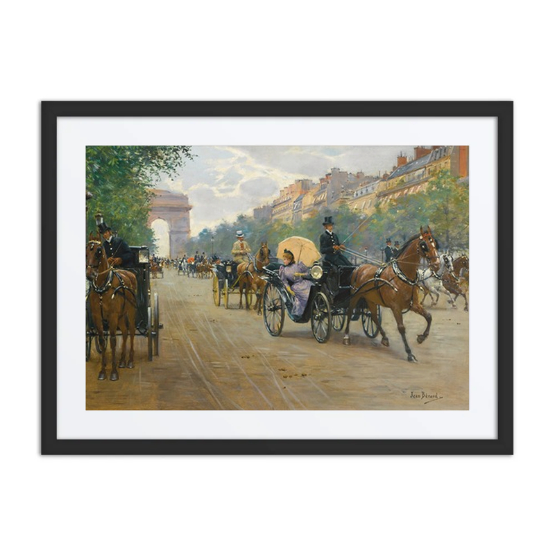 Scène sur les Champs-Élysées