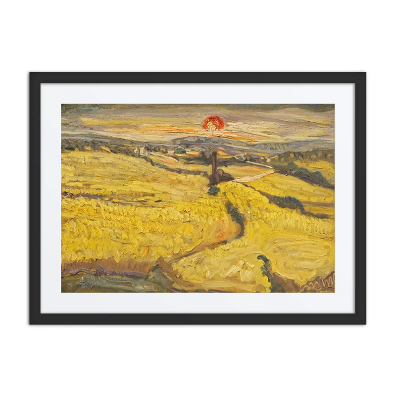 Seared Fields, Basque Landscape