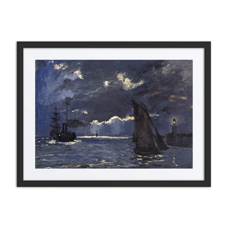 Seascape, Shipping by Moonlight