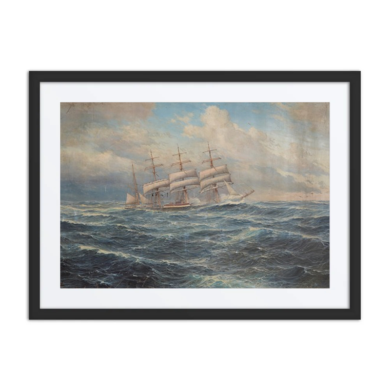 Seascape with a Ship