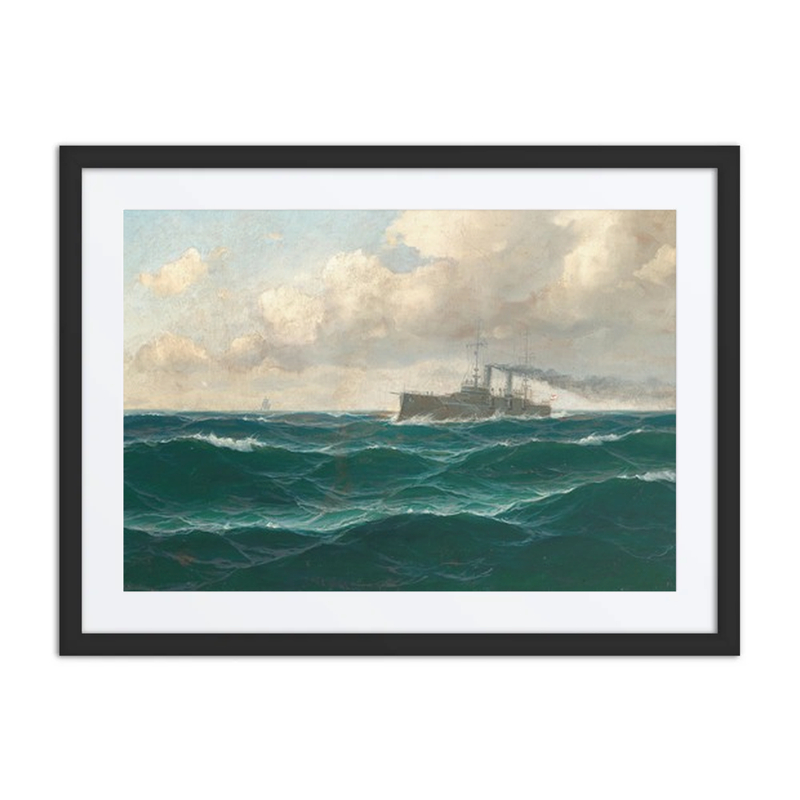 Seascape with Cruiser
