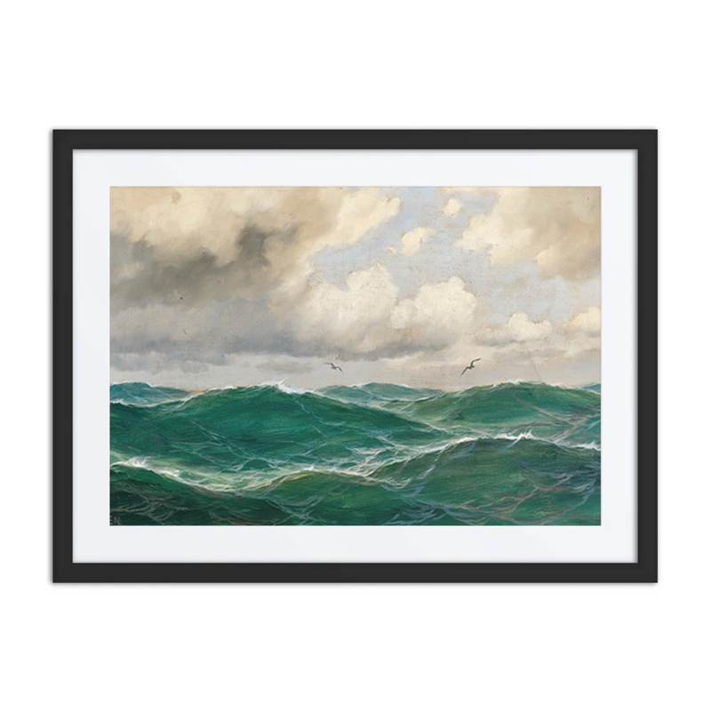 Seascape with Seagulls